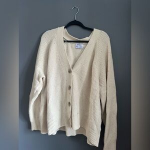 Old Navy Women's Beige Button-Up Cardigan